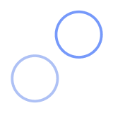 Two separate circles representing separate organizations